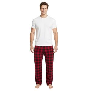 Men’s Buffalo Print Flannel Pajama Pants